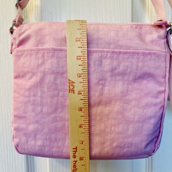 Kipling HB6877 Sebastian 52V Pink Surprise Crossbody Strap Jana Bag Charm NWT - Picture 7 of 15